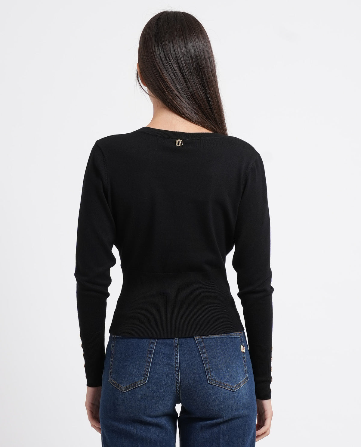 Maglia donna Fracomina con scollo a V 