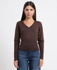 Maglia donna Fracomina con scollo a V