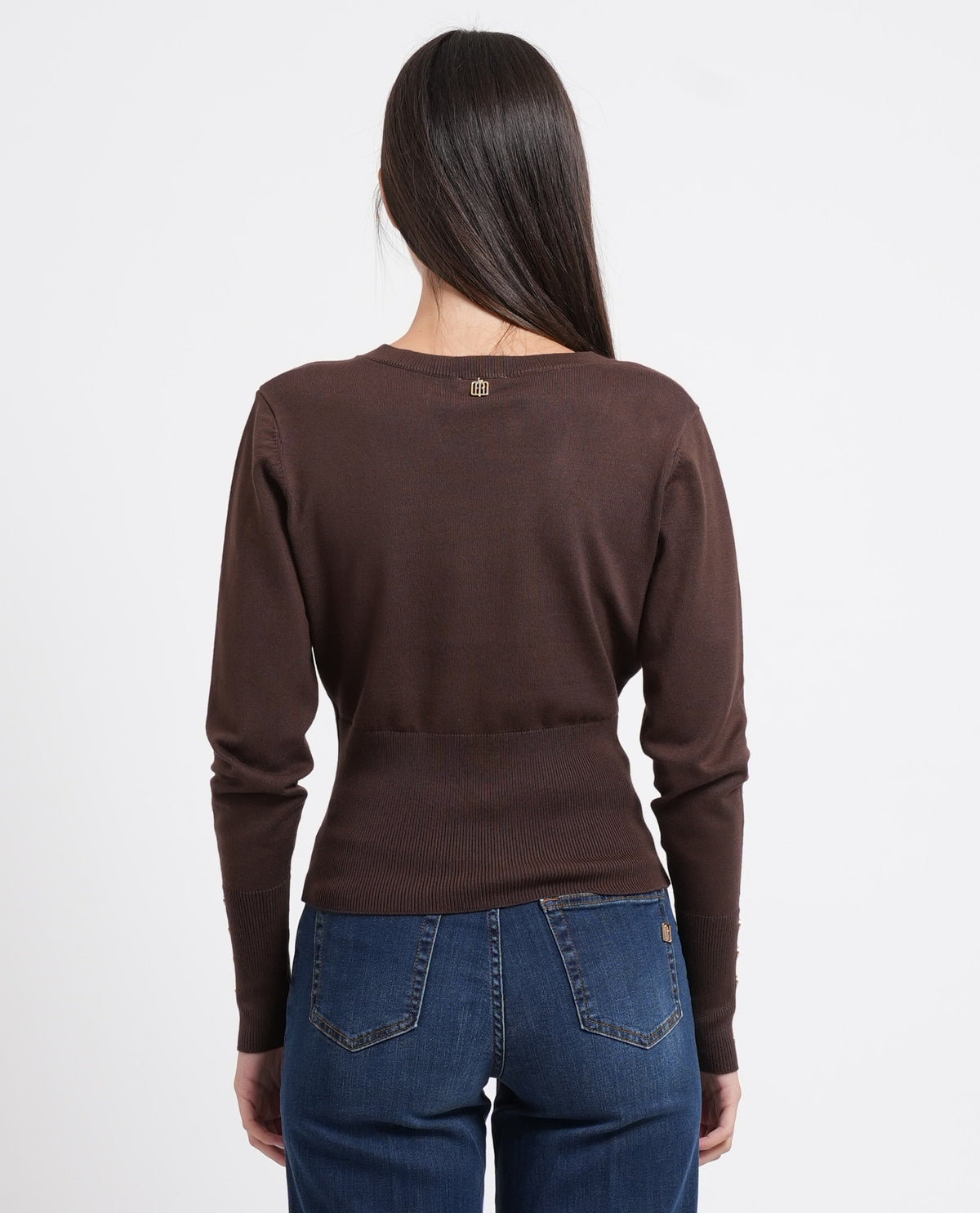 Maglia donna Fracomina con scollo a V 