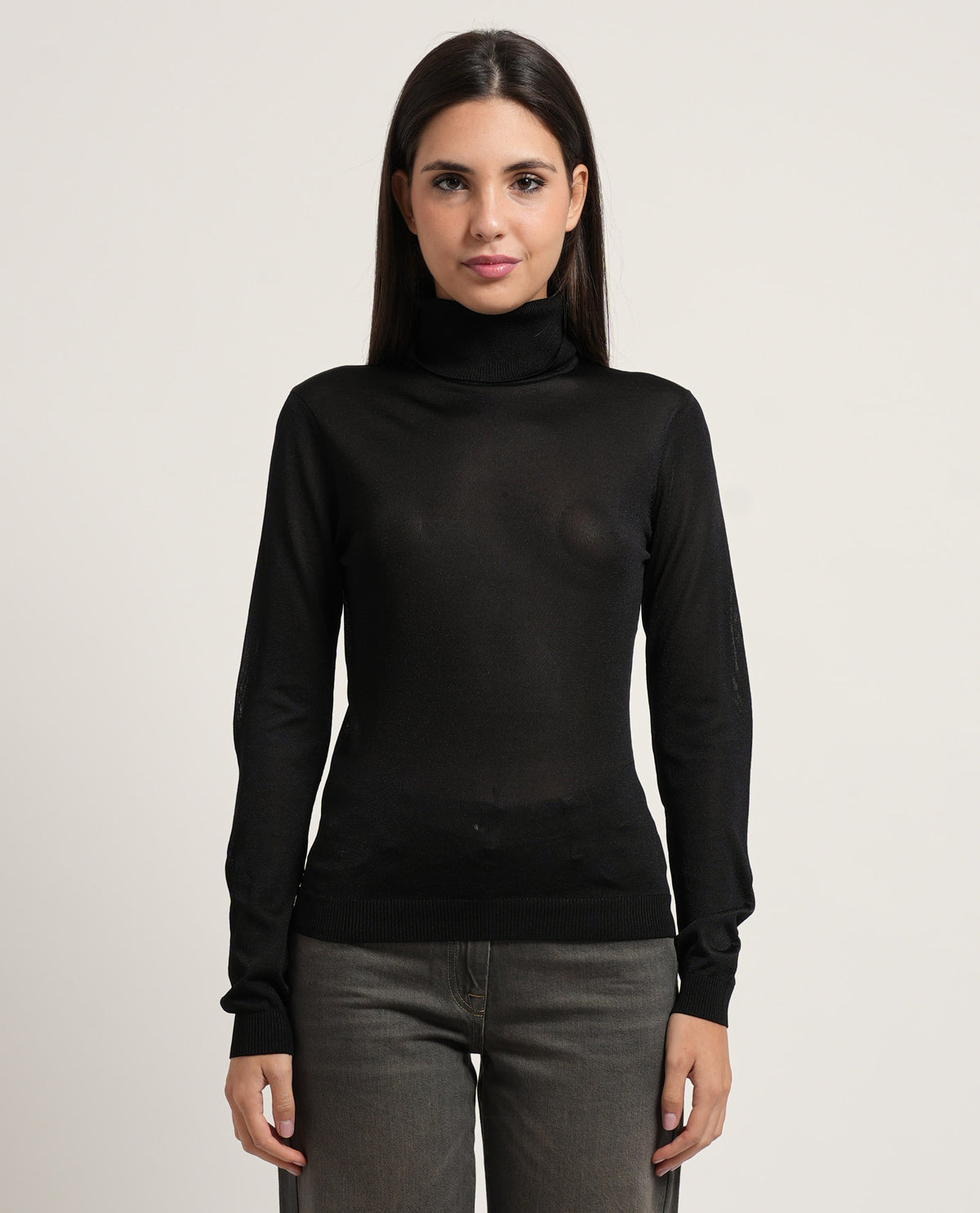 Maglia donna Fracomina slim lurex 