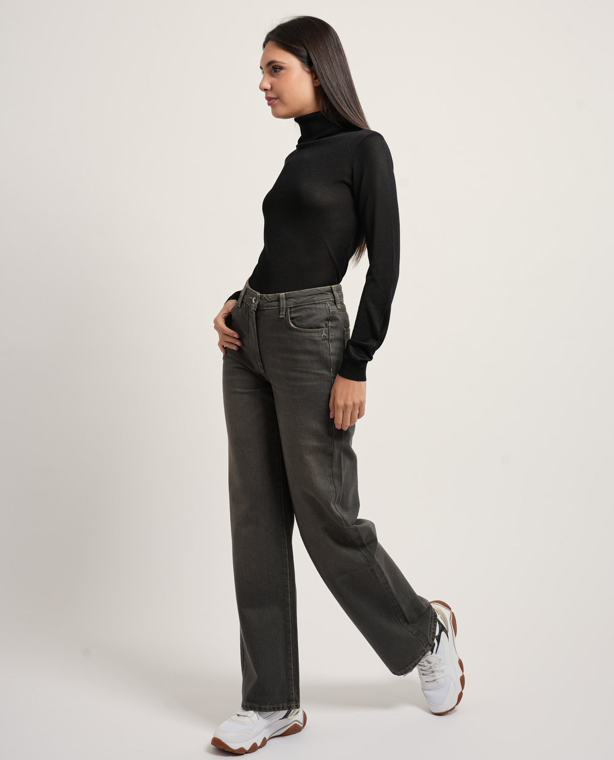 Maglia donna Fracomina slim lurex 