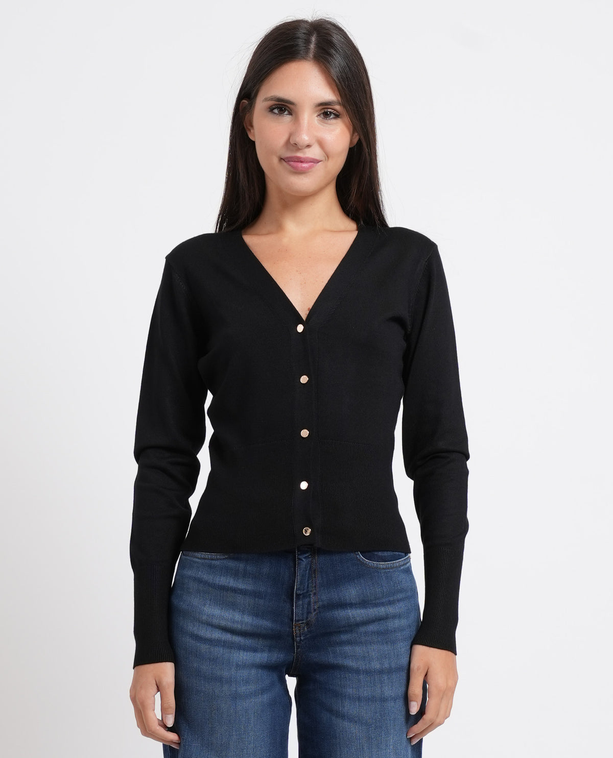 Cardigan donna Fracomina scollo a V 