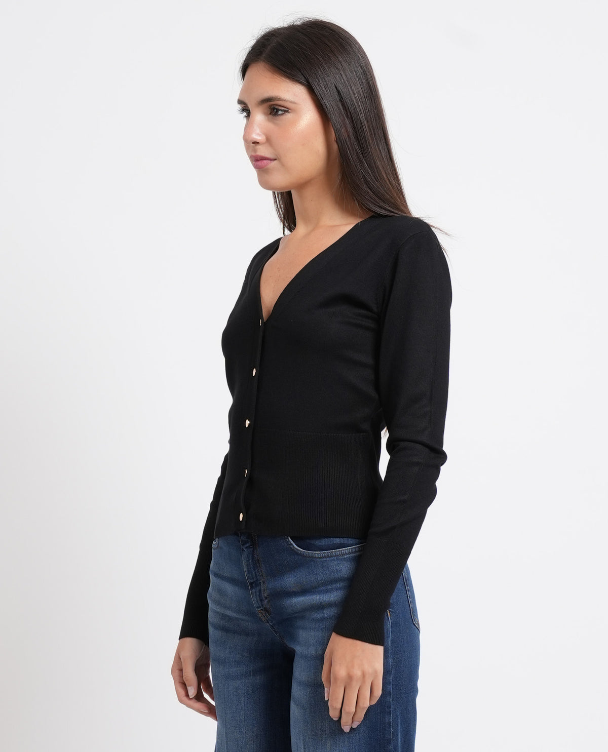 Cardigan donna Fracomina scollo a V 