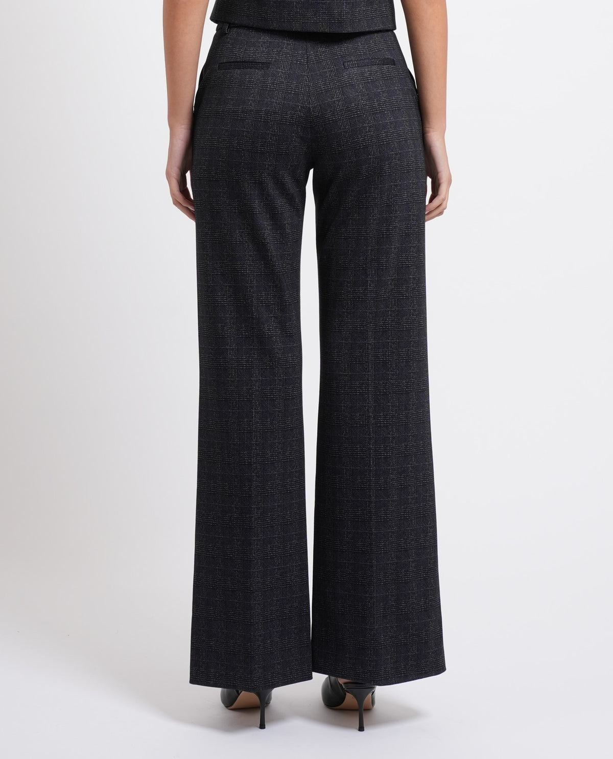 Pantaloni donna Fracomina in tessuto Principe di Galles 