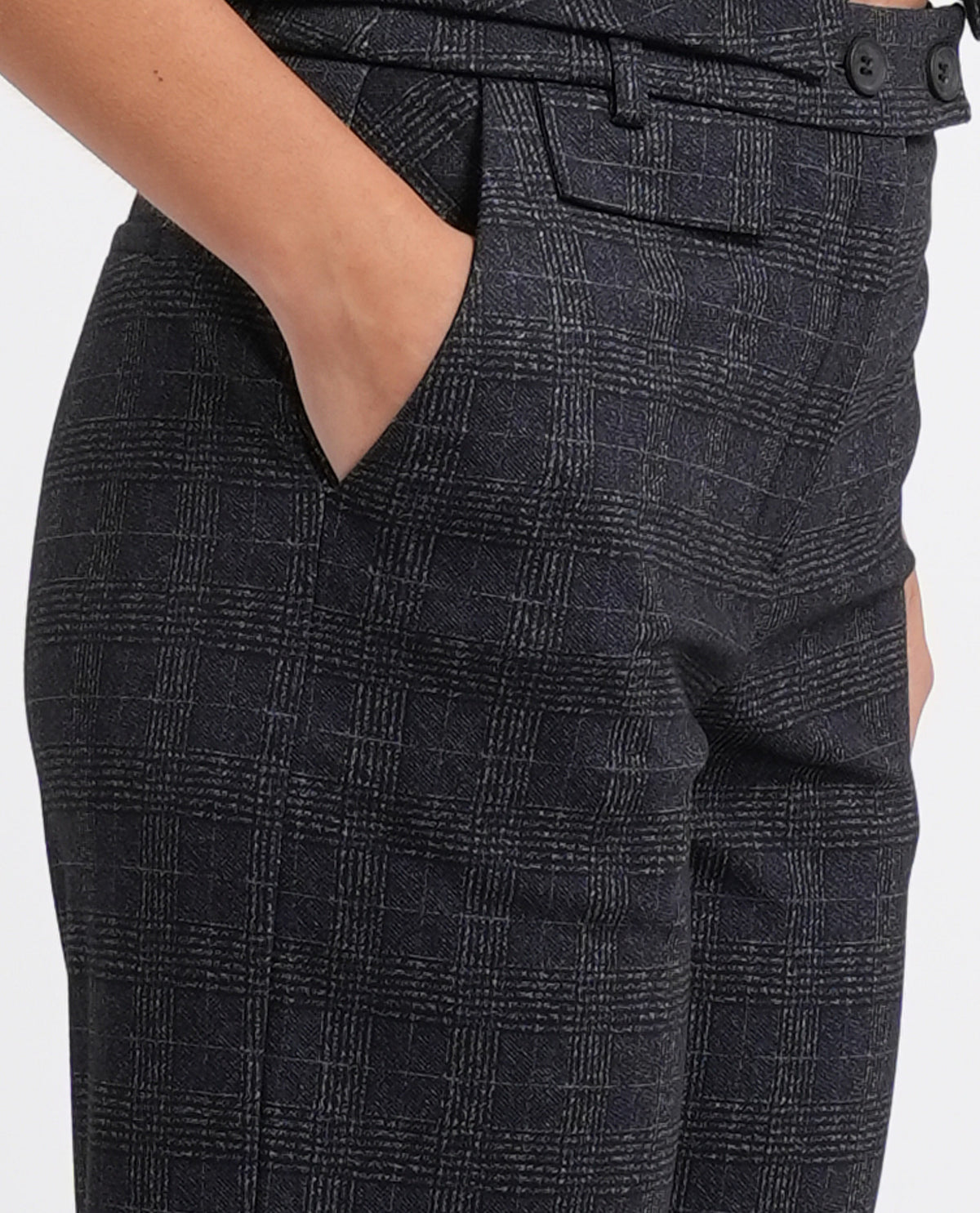 Pantaloni donna Fracomina in tessuto Principe di Galles 
