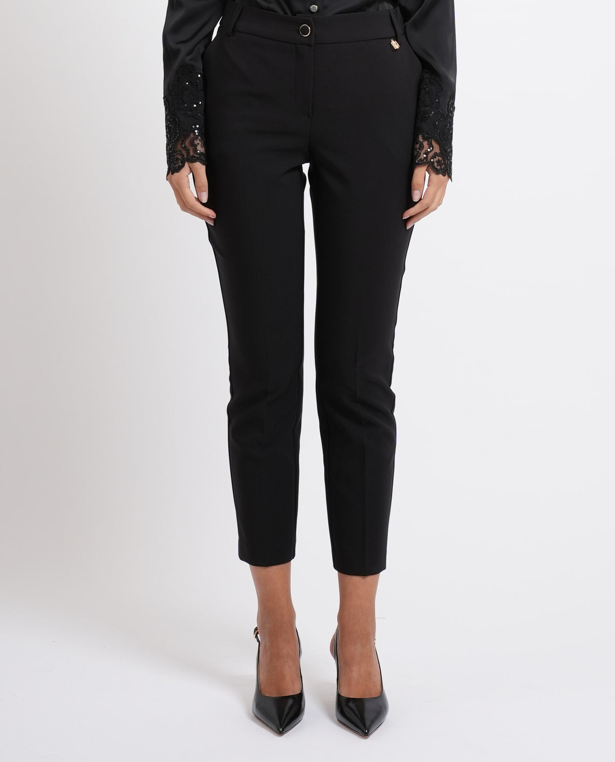 Pantaloni chino donna Fracomina slim fit 