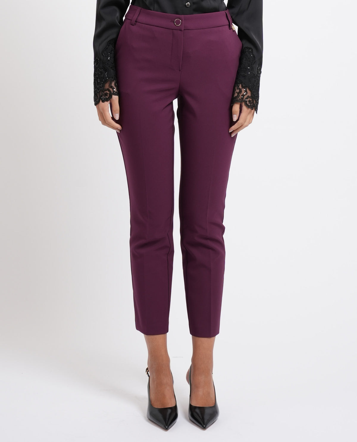 Pantaloni chino donna Fracomina slim fit 