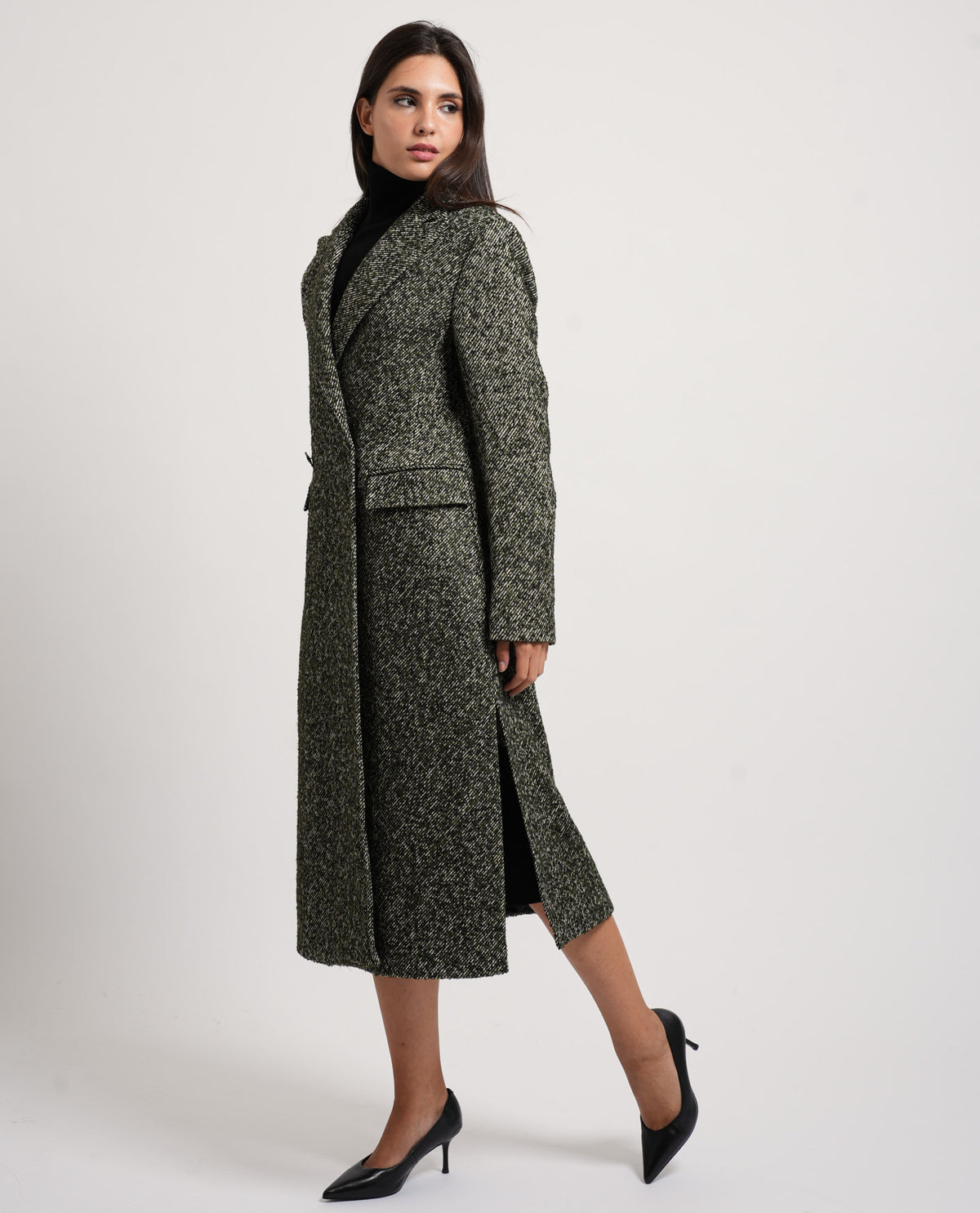 Cappotto lungo Fracomina doppiopetto 