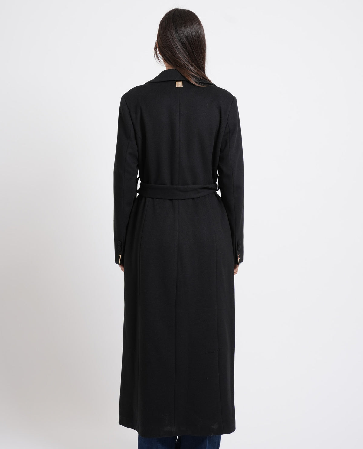 Cappotto lungo donna Fracomina monopetto 