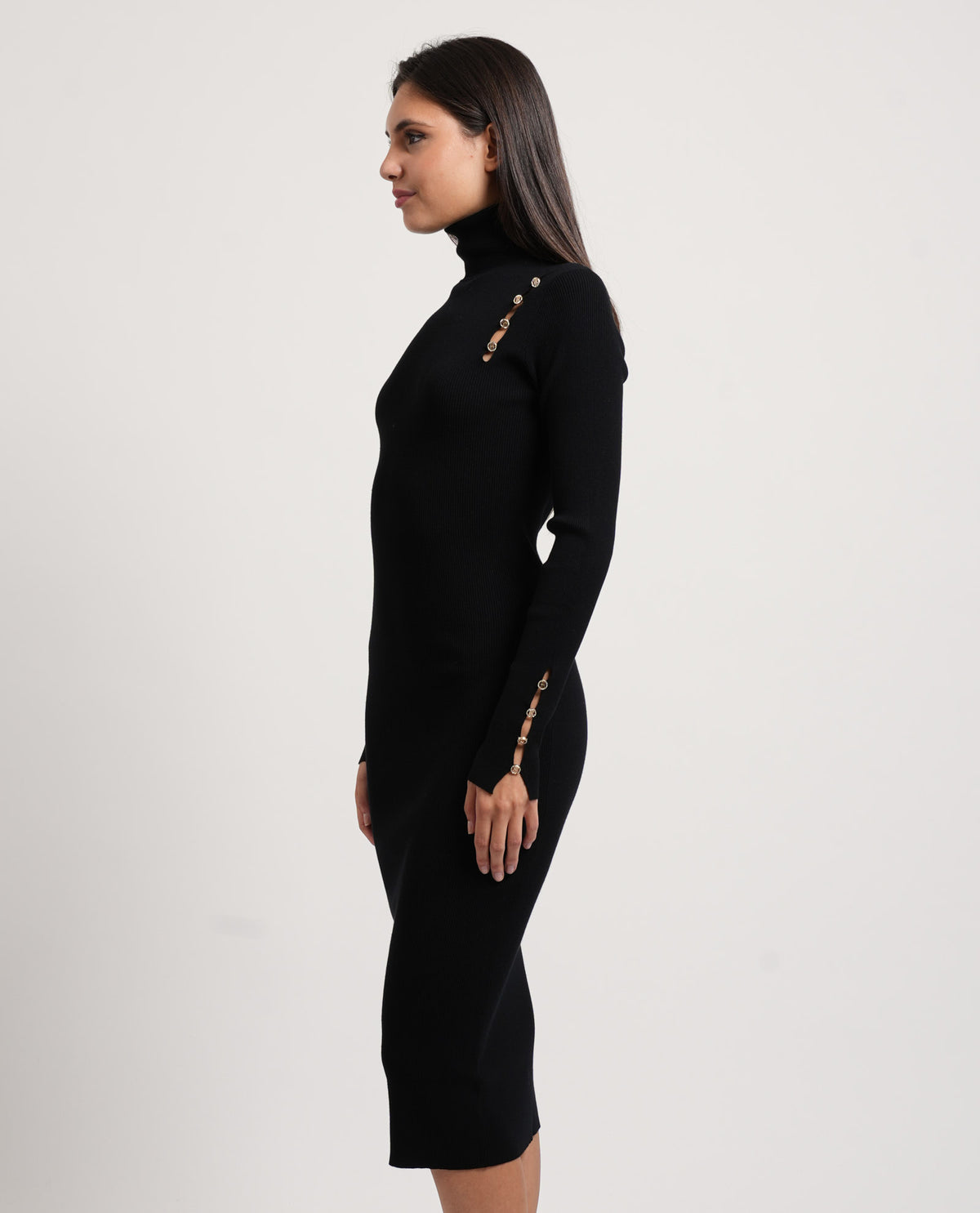 Abito donna Fracomina slim midi in maglia 