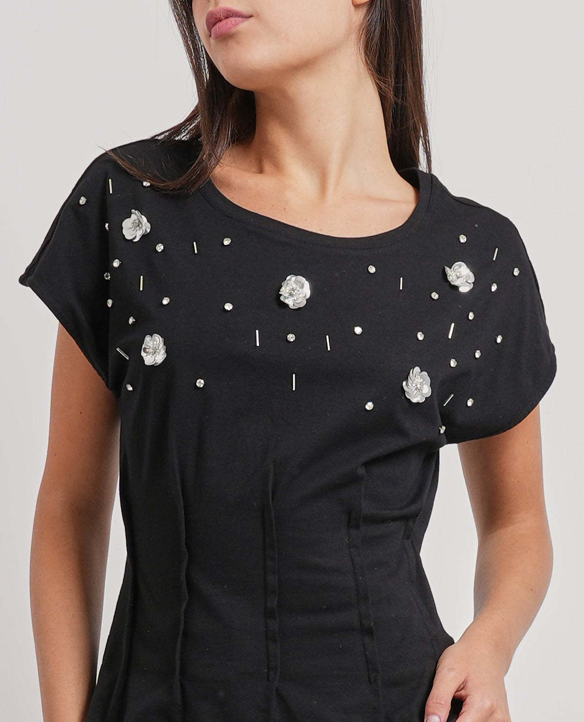 T-shirt slim in jersey di cotone Fracomina 