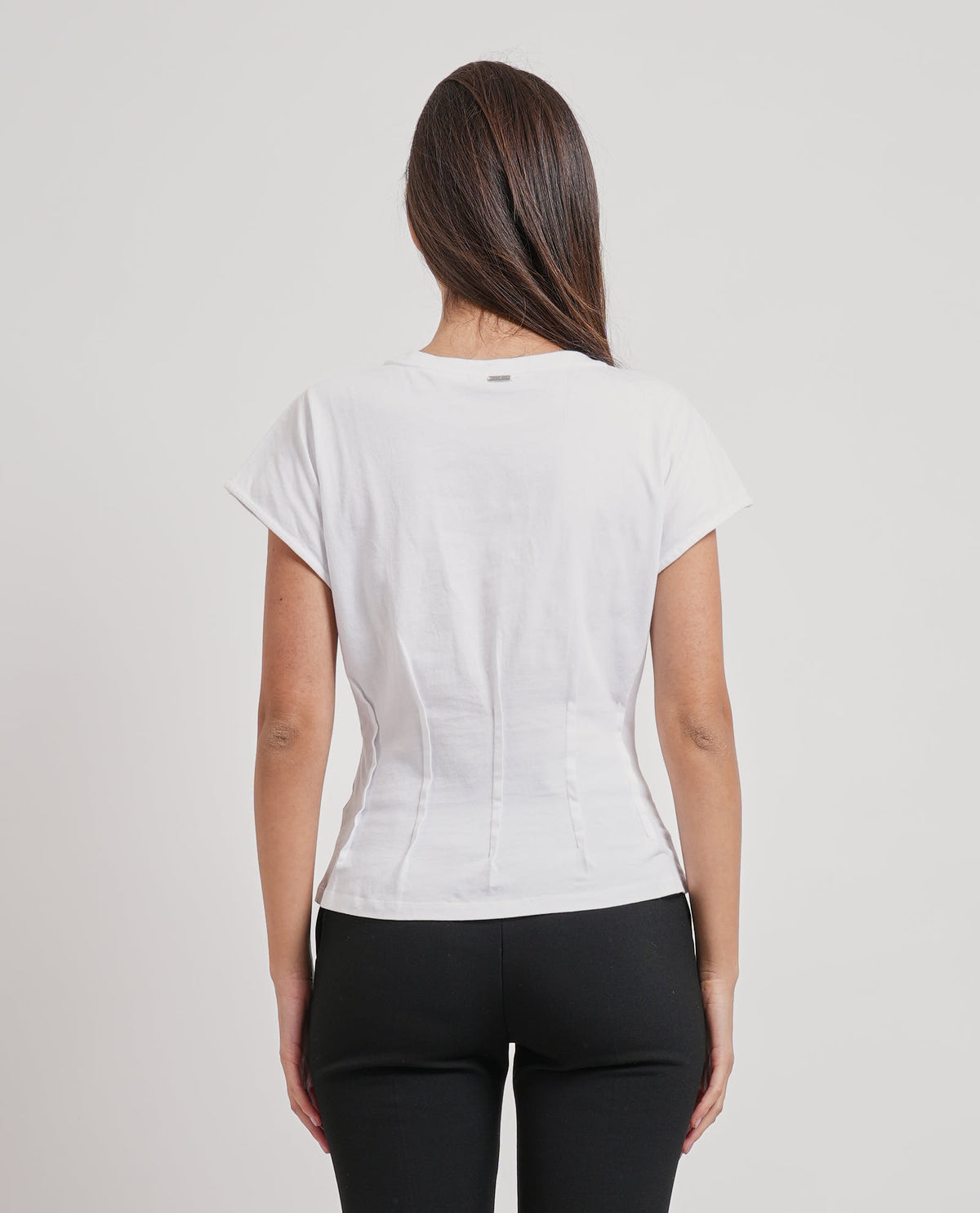 T-shirt slim in jersey di cotone Fracomina 