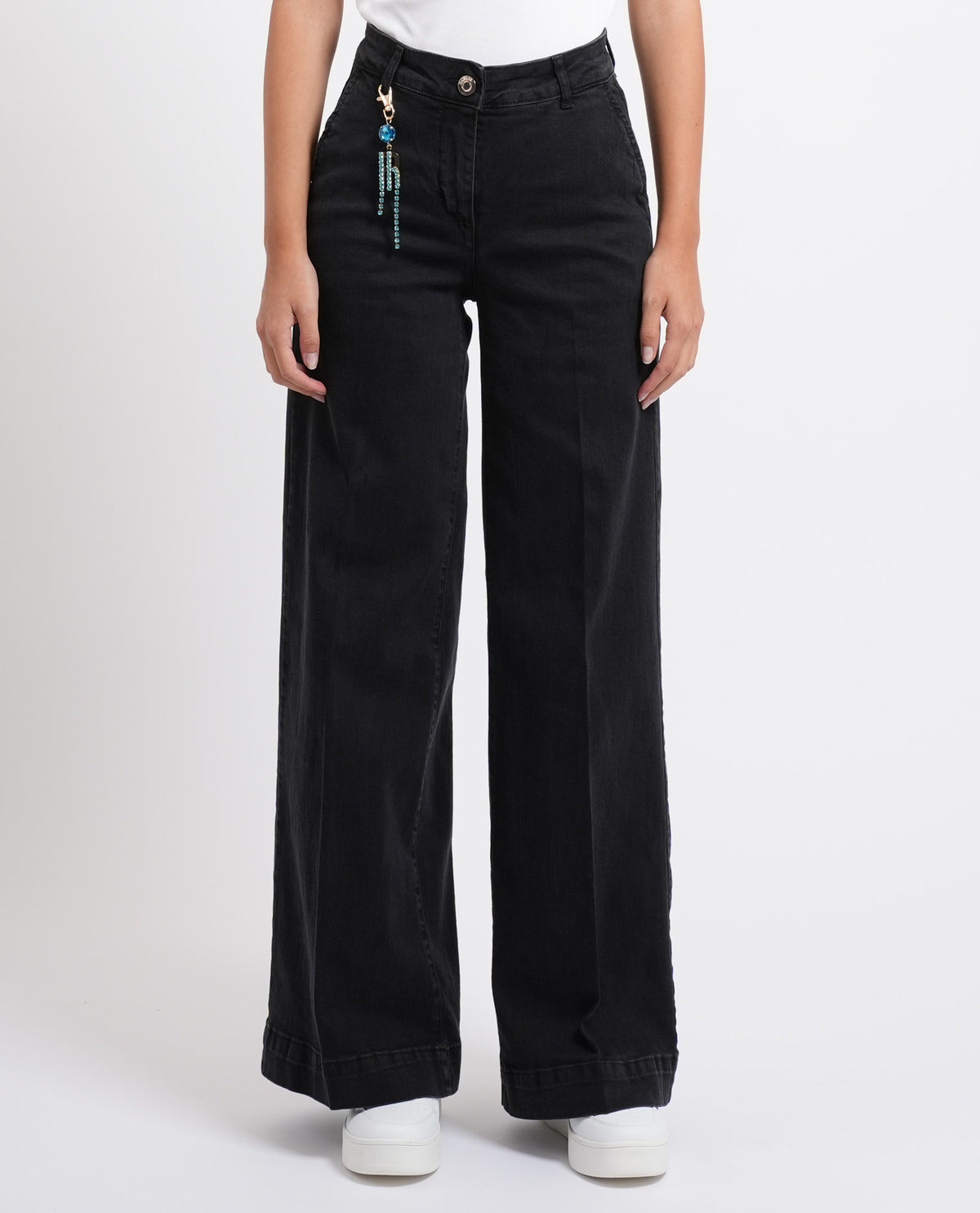 Jeans donna Fracomina wide leg a palazzo 