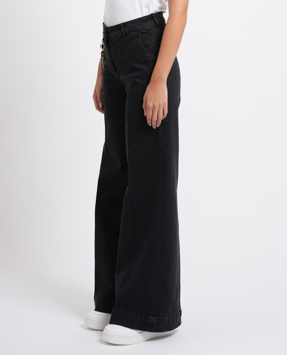 Jeans donna Fracomina wide leg a palazzo 