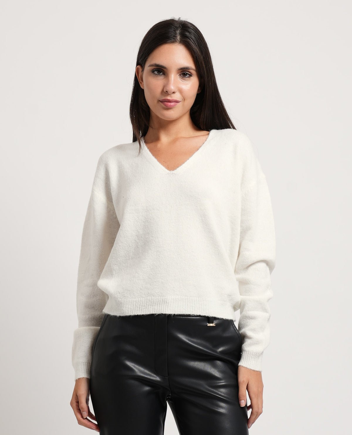 Maglione donna Fracomina con top lingerie 