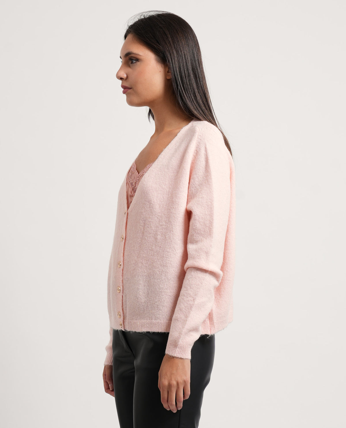Cardigan donna Fracomina con top lingerie 