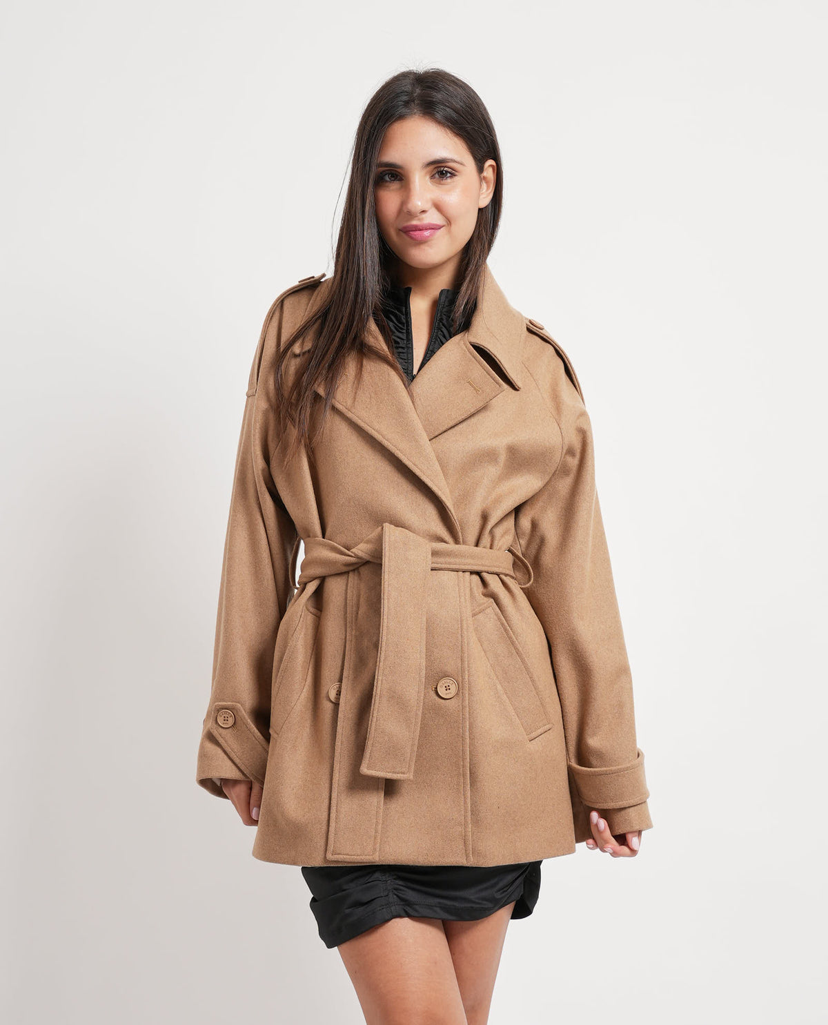 Felpa fullzip Gaelle Paris donna e collo alto 