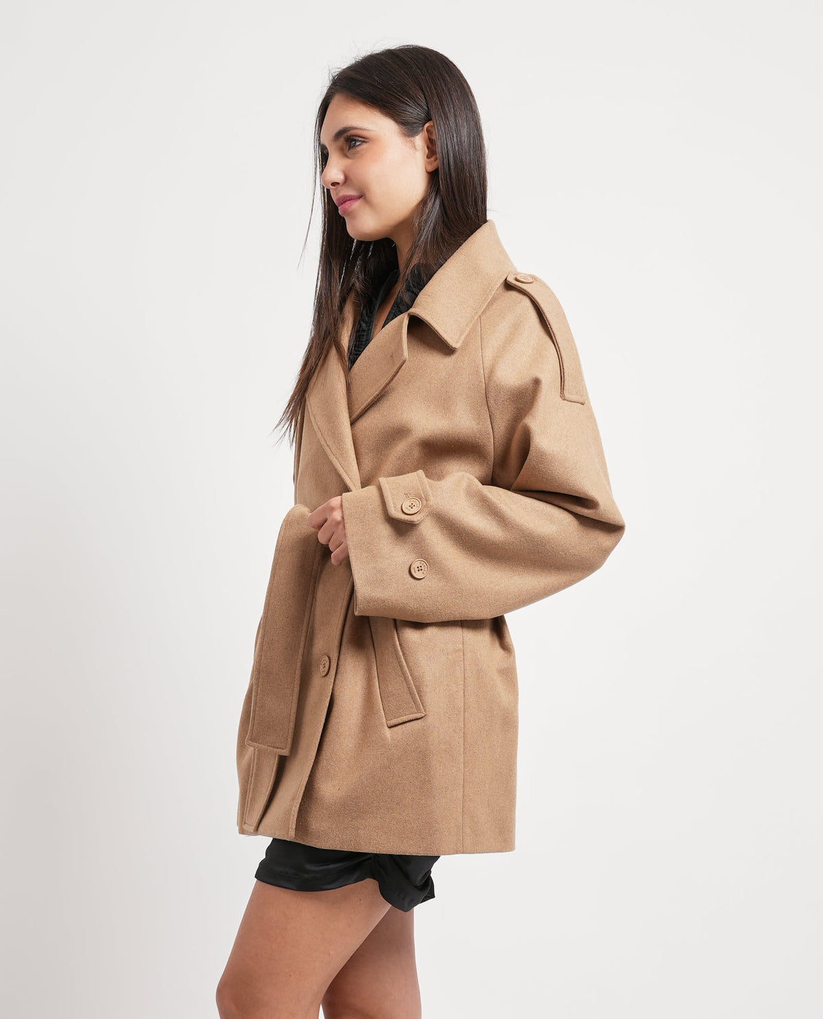 Felpa fullzip Gaelle Paris donna e collo alto 