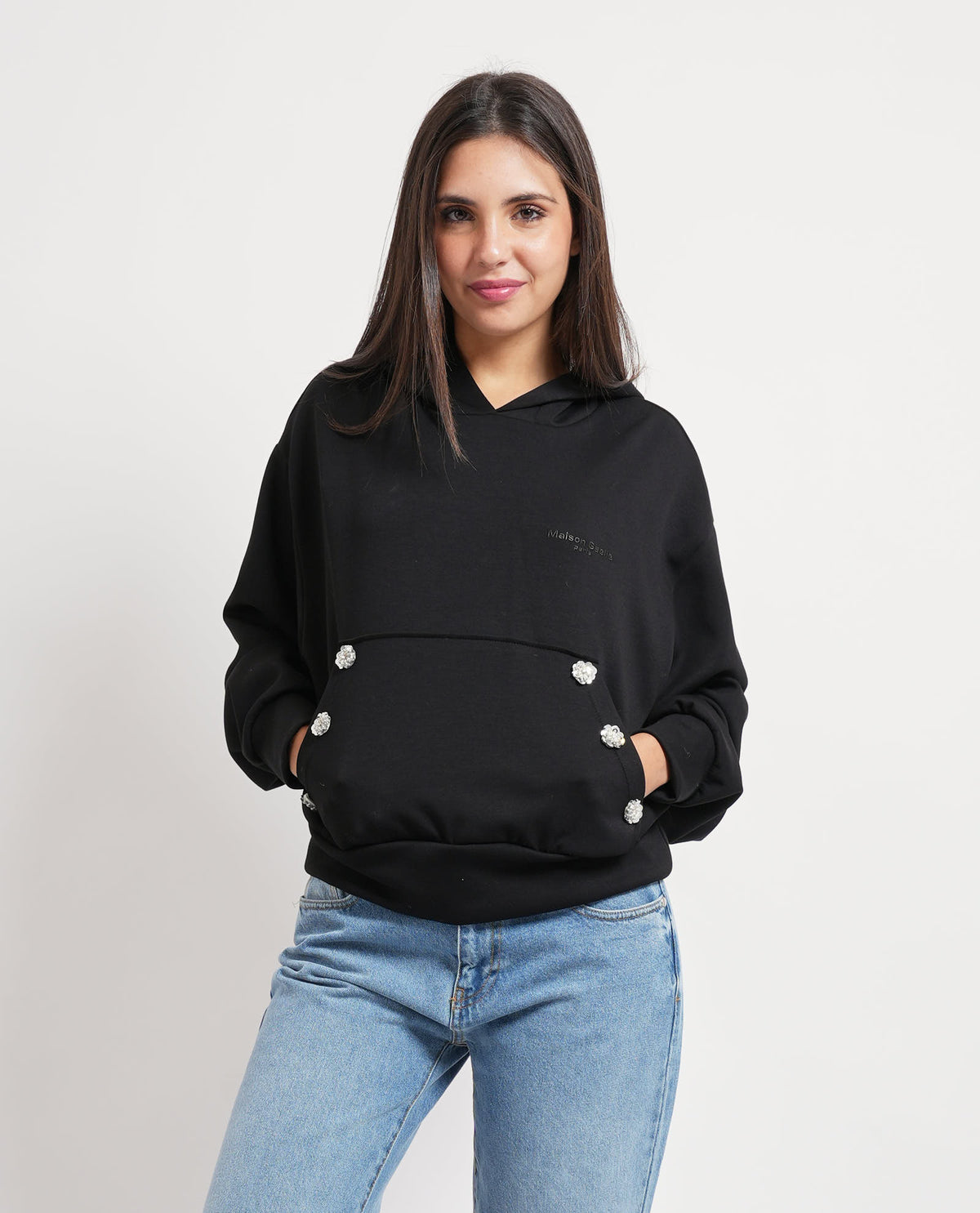 Maglione donna Gaelle Paris senza maniche 