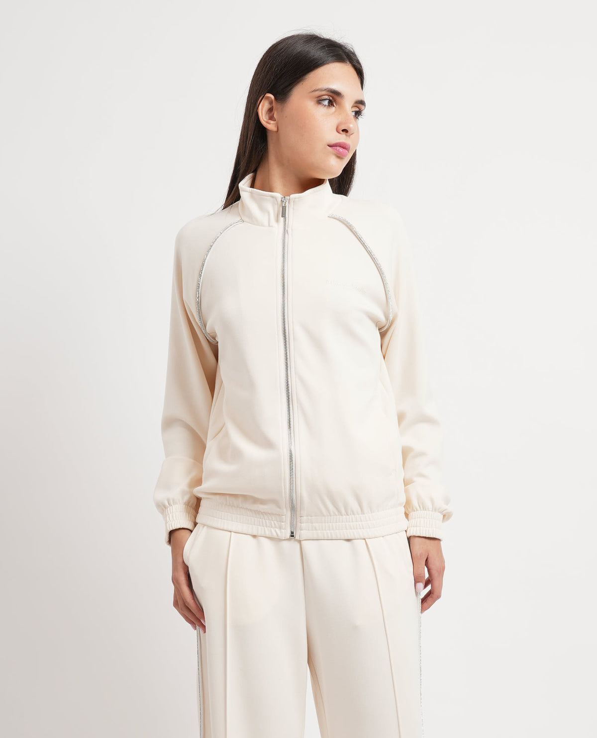 Giacca donna gessata doppiopetto Gaelle Paris 