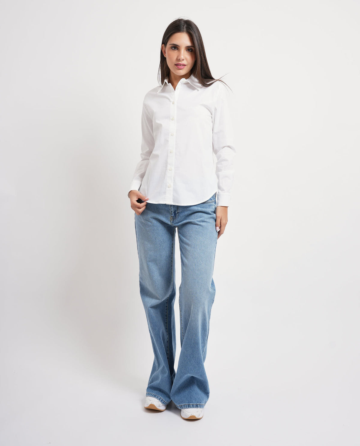 Jeans morbito Gaelle Paris donna a 5 tasche 