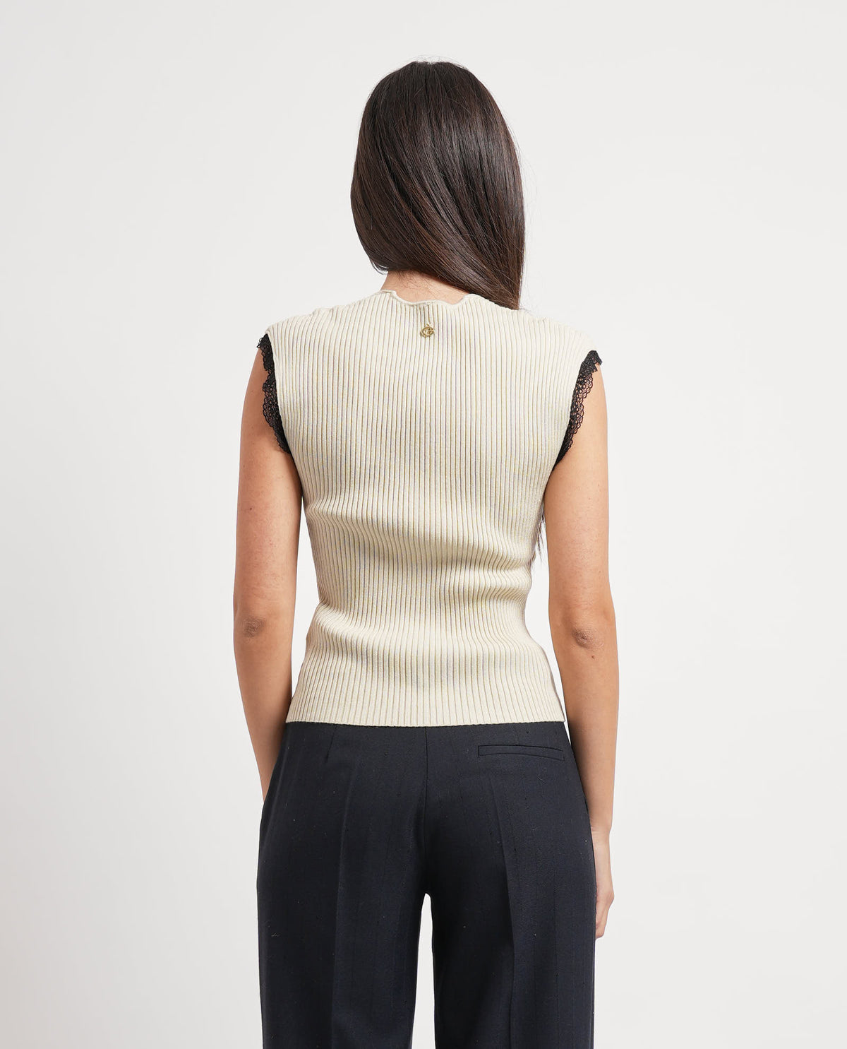 Pantalone palazzo con doppio cinto Gaelle Paris 