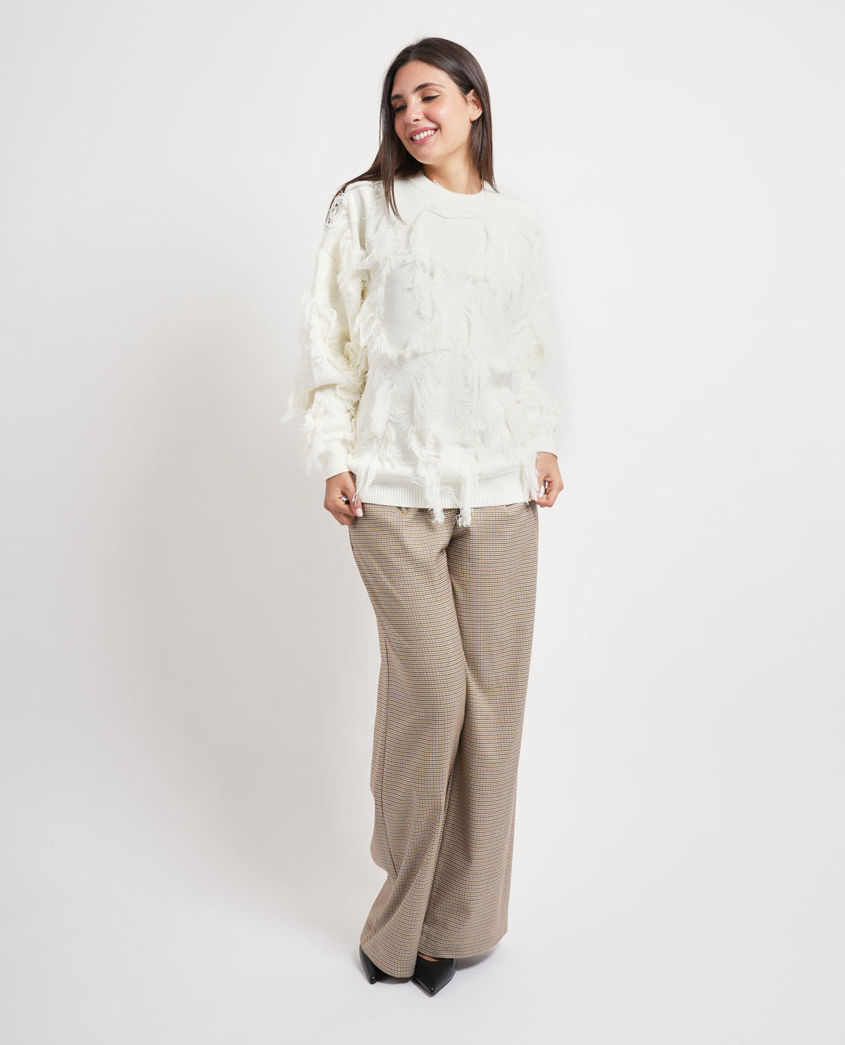 Pantaloni donna Gaelle Paris con gancio 