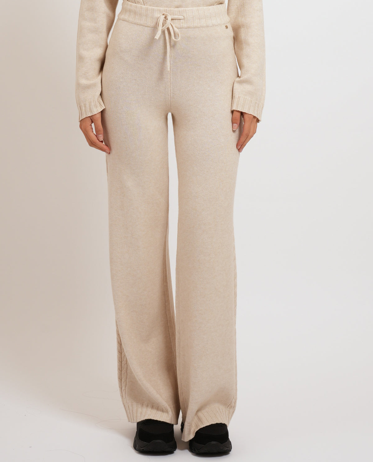 Pantaloni donna Gaudi con elastico e coulisse 