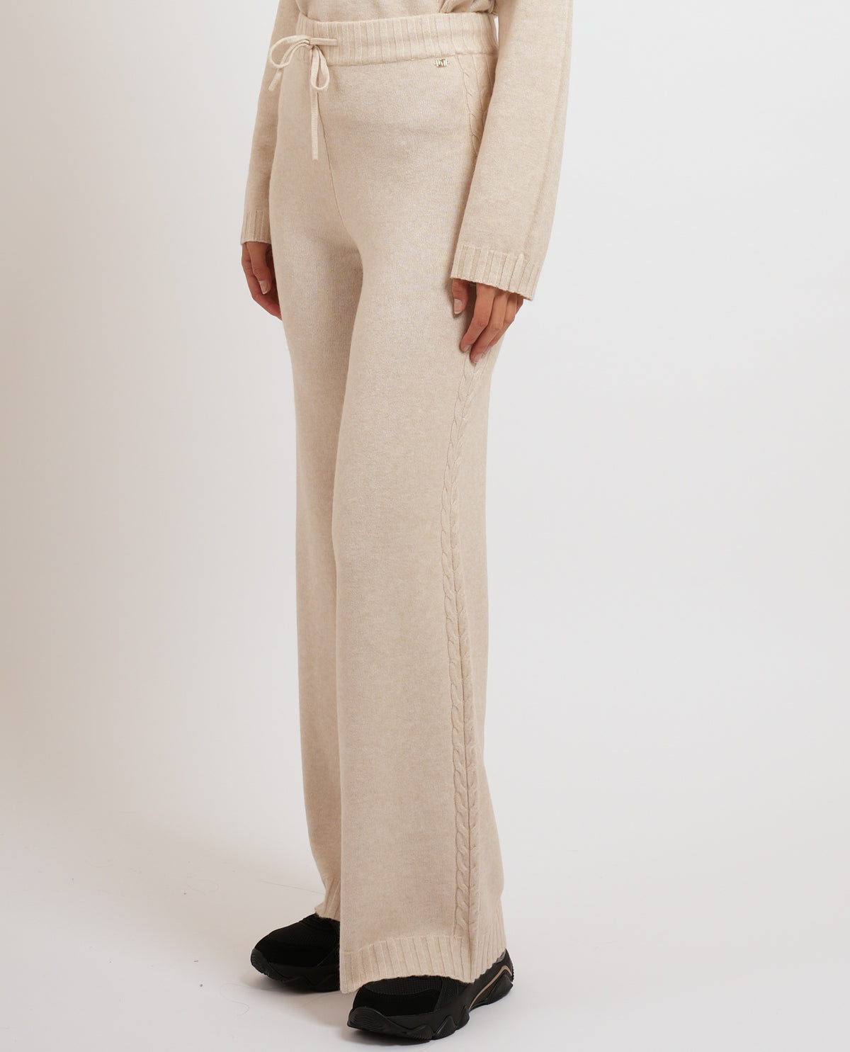 Pantaloni donna Gaudi con elastico e coulisse 
