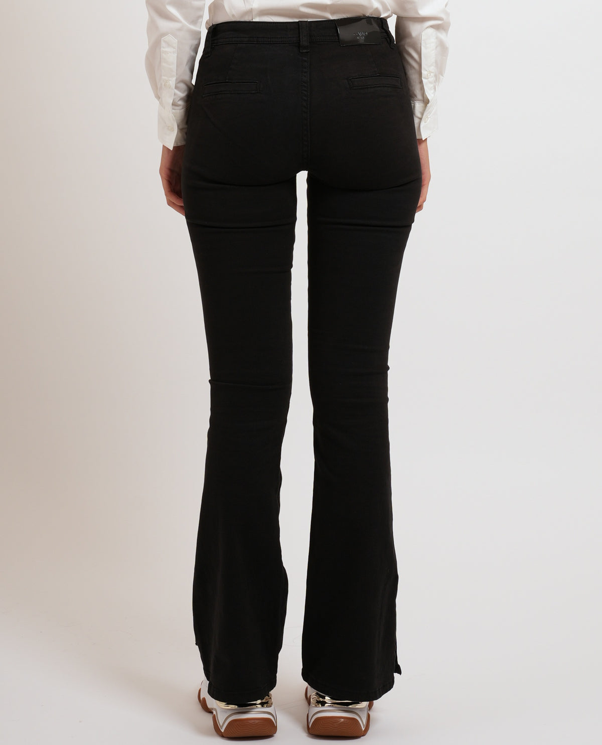 Pantaloni flare da donna Gaudi in twill 