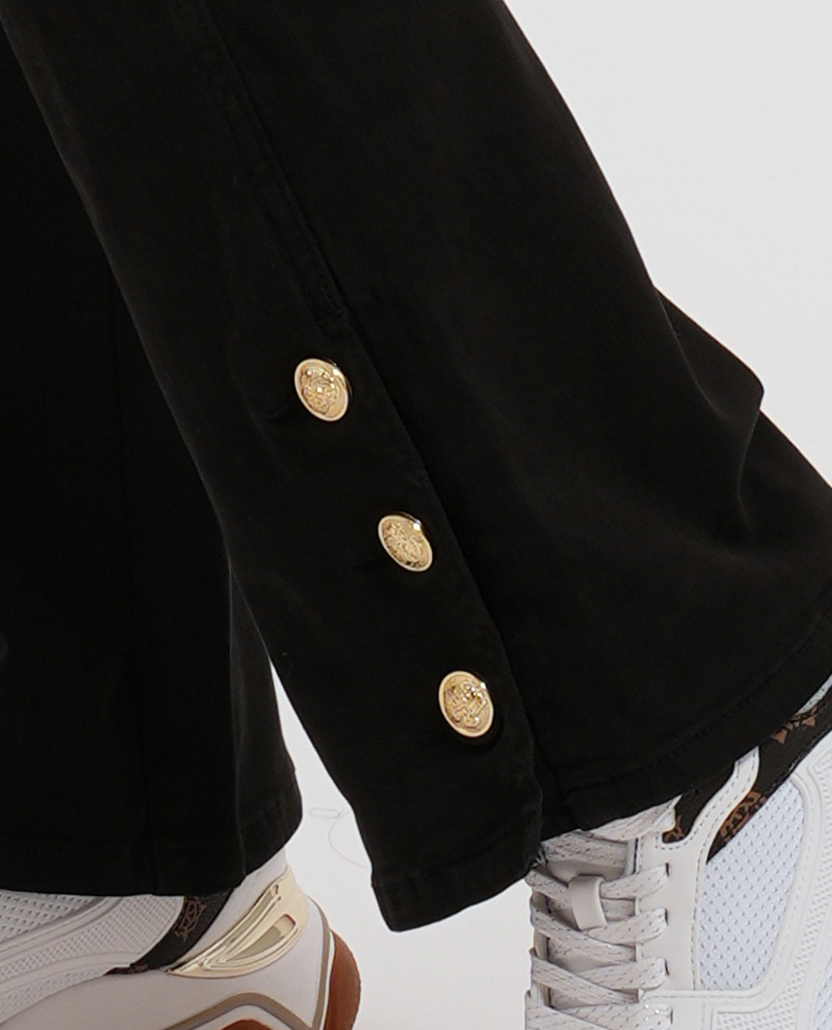 Pantaloni flare da donna Gaudi in twill 