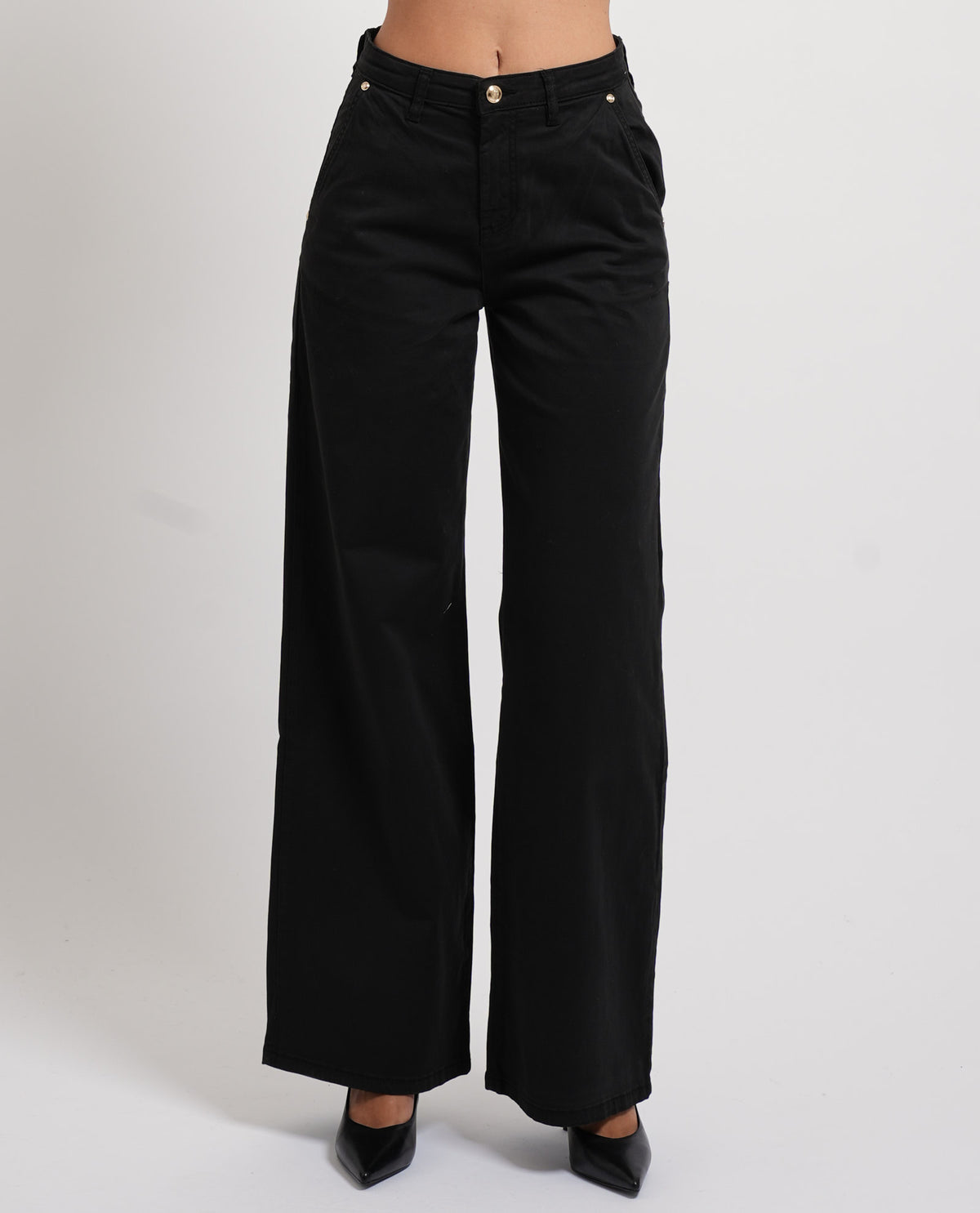 Pantaloni Gaudi donna in cotone elasticizzato 