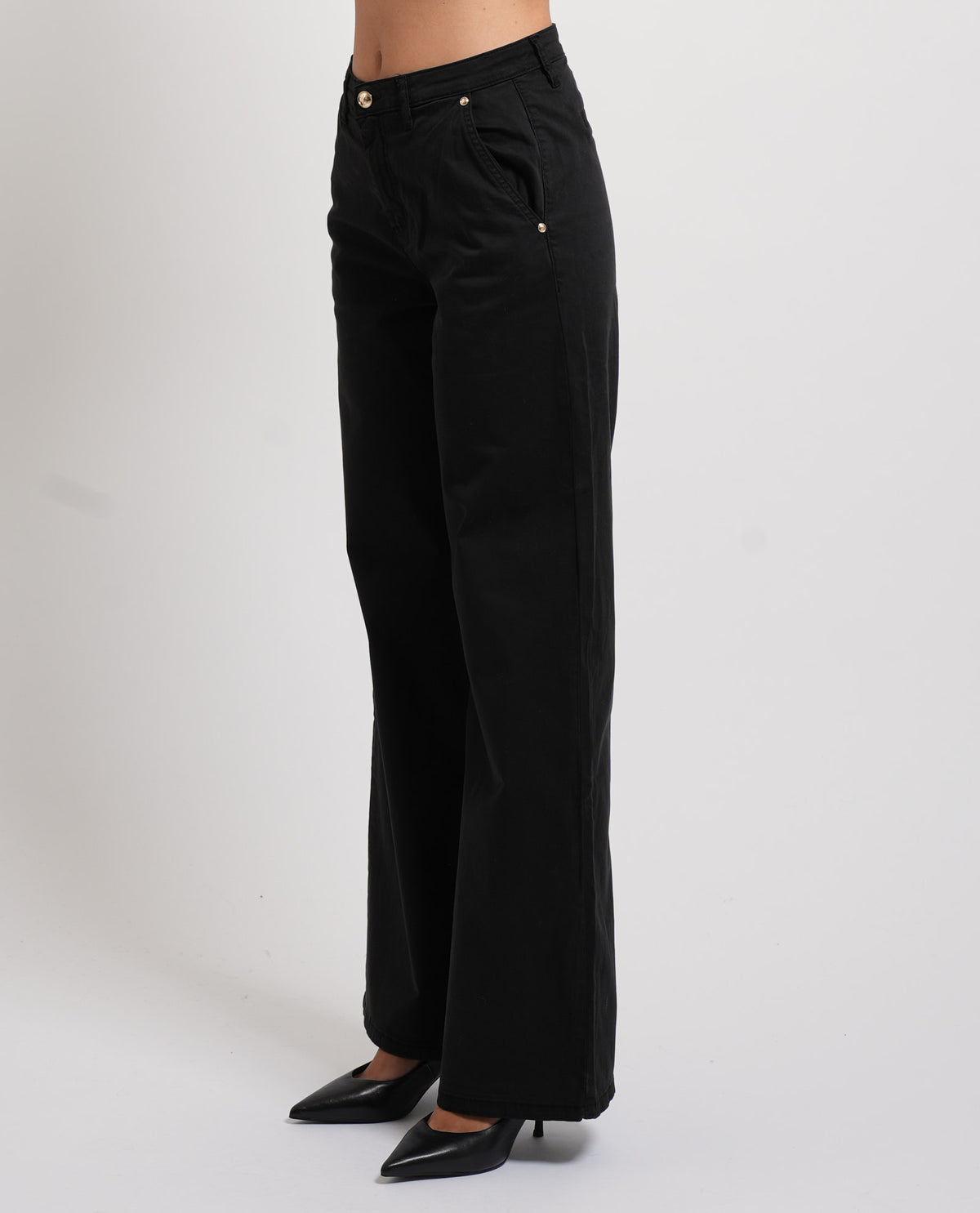 Pantaloni Gaudi donna in cotone elasticizzato 