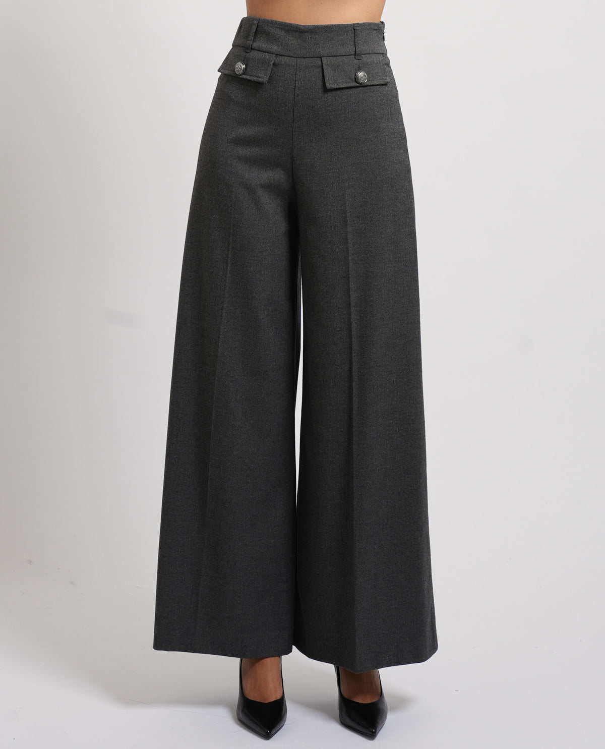 Pantaloni donna Gaudi con zip laterale 