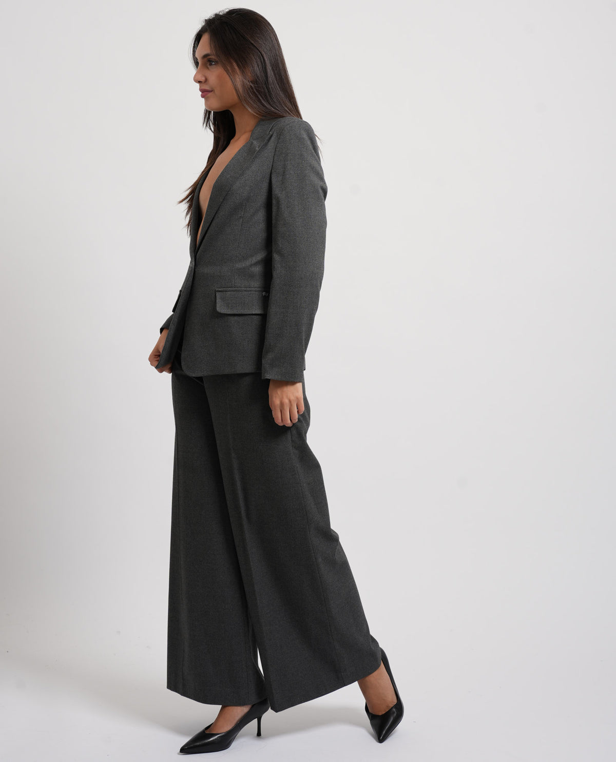 Pantaloni donna Gaudi con zip laterale 