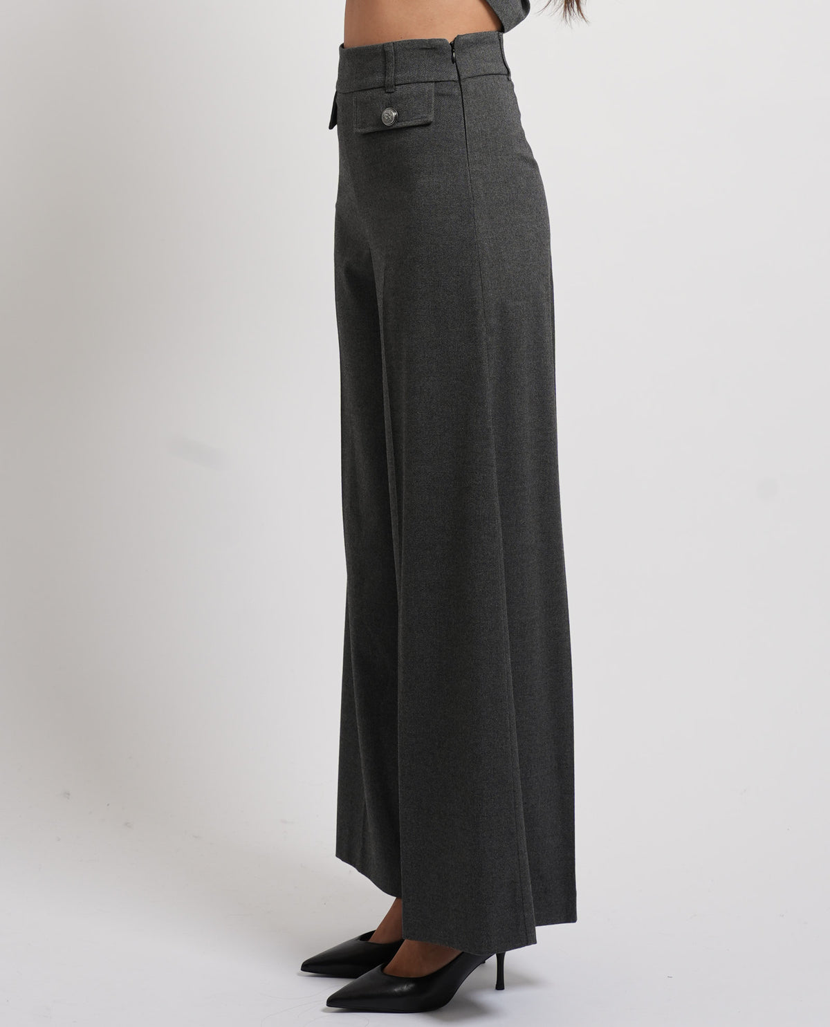 Pantaloni donna Gaudi con zip laterale 
