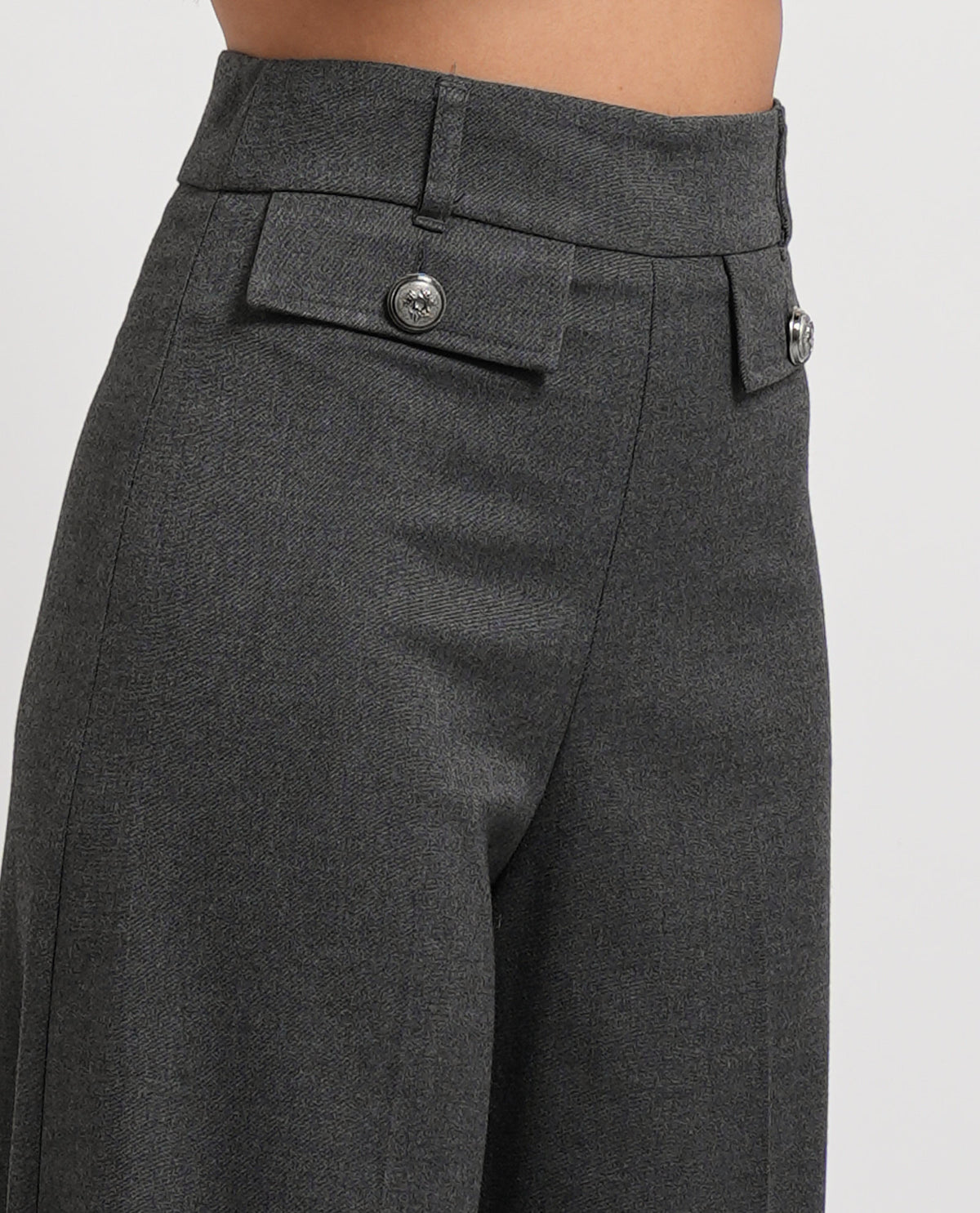 Pantaloni donna Gaudi con zip laterale 