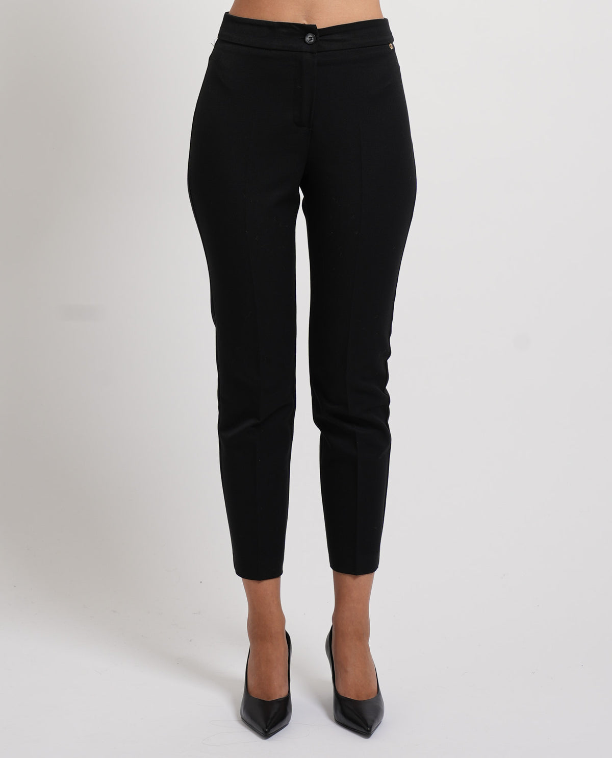 Pantaloni cropped donna Gaudi con piega 