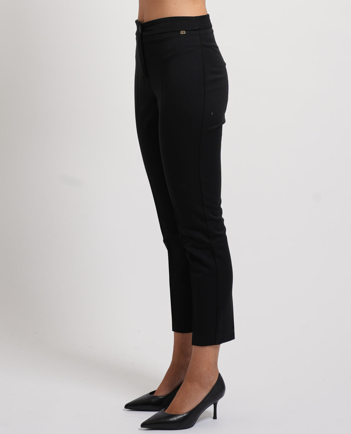 Pantaloni cropped donna Gaudi con piega 
