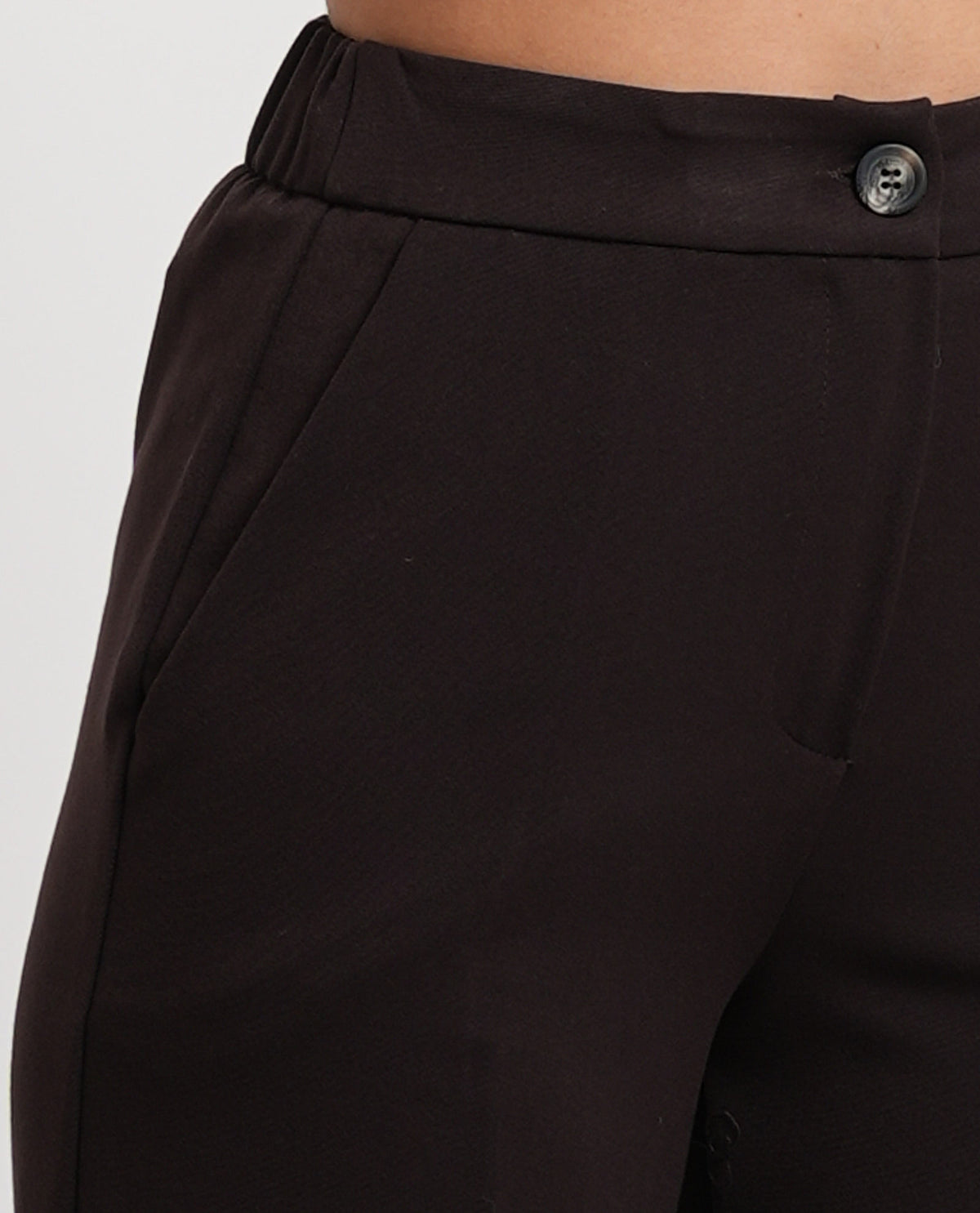Pantaloni donna Gaudi cropped con risvolto 