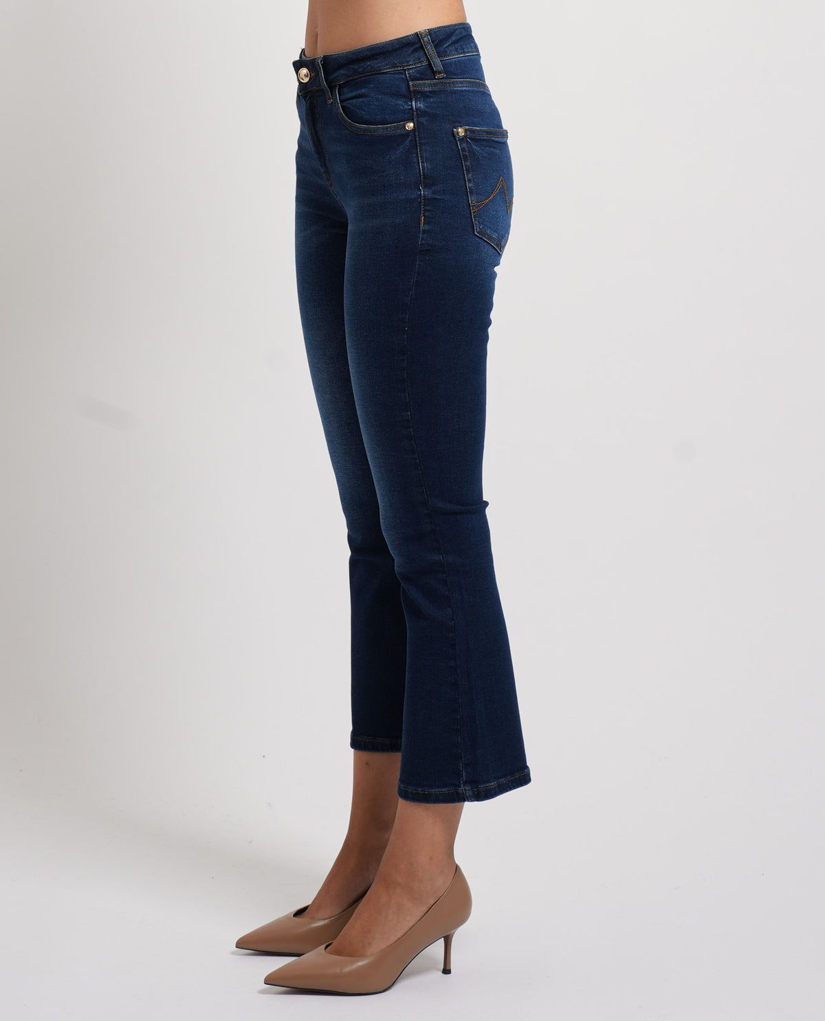 Jeans cinque tasche Gaudi donna in cotone used 