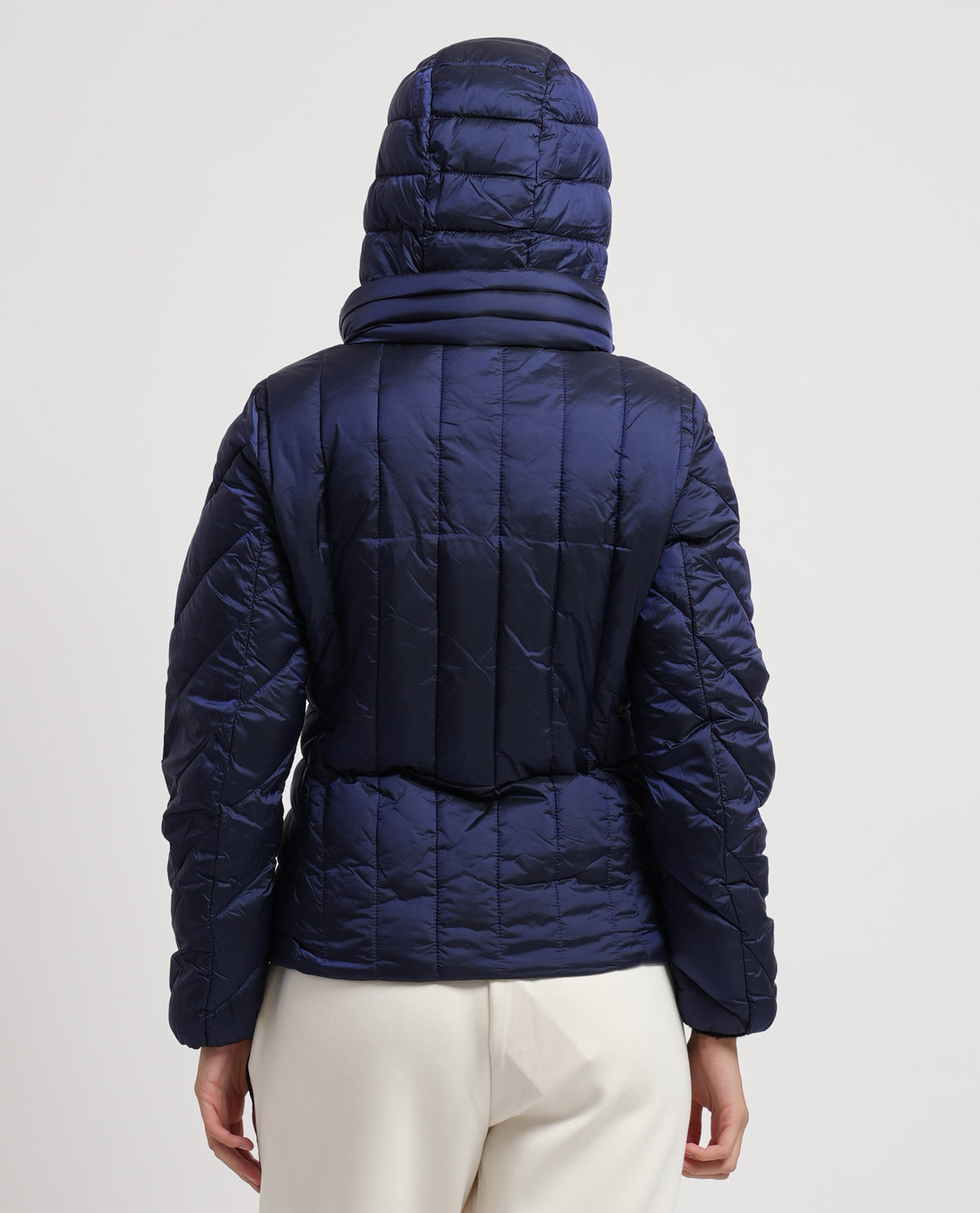 Piumino donna Gaudi in nylon con cappuccio 
