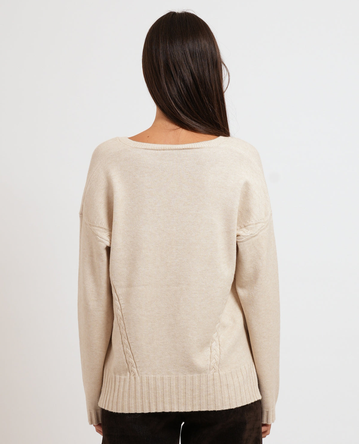 Maglione donna Gaudi con taglio svasato 