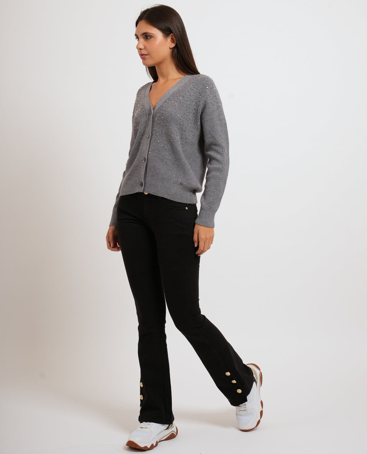 Cardigan da donna Gaudi con scollo a V 