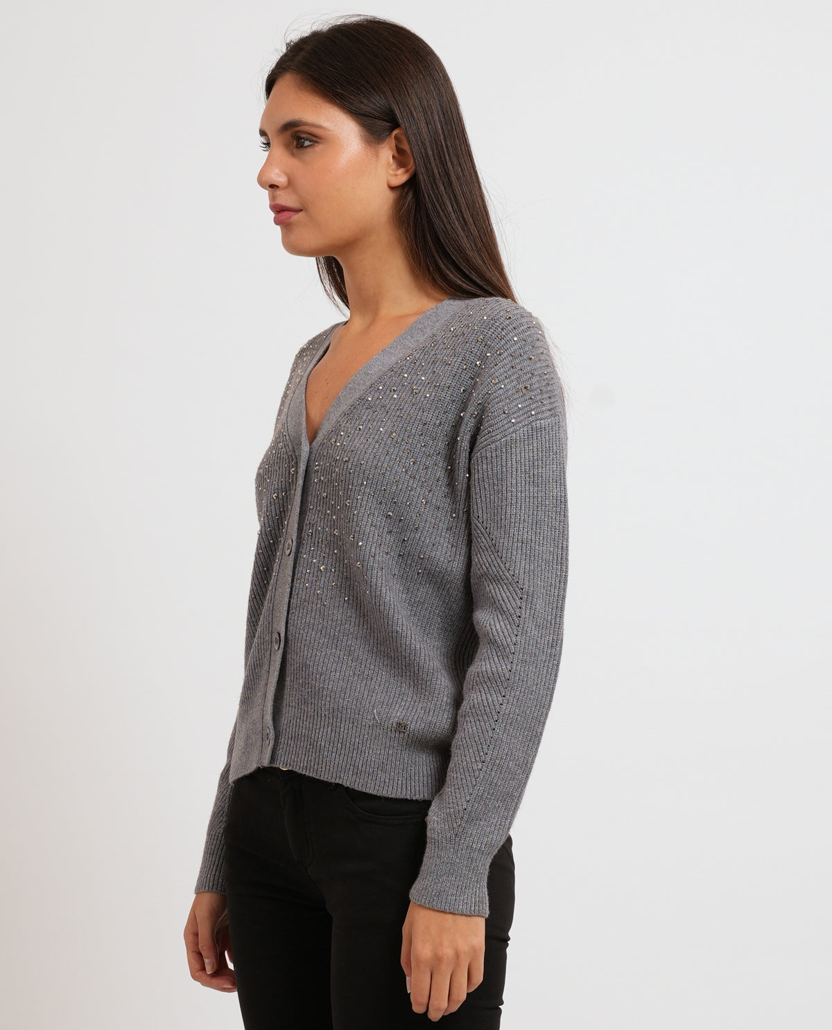 Cardigan da donna Gaudi con scollo a V 