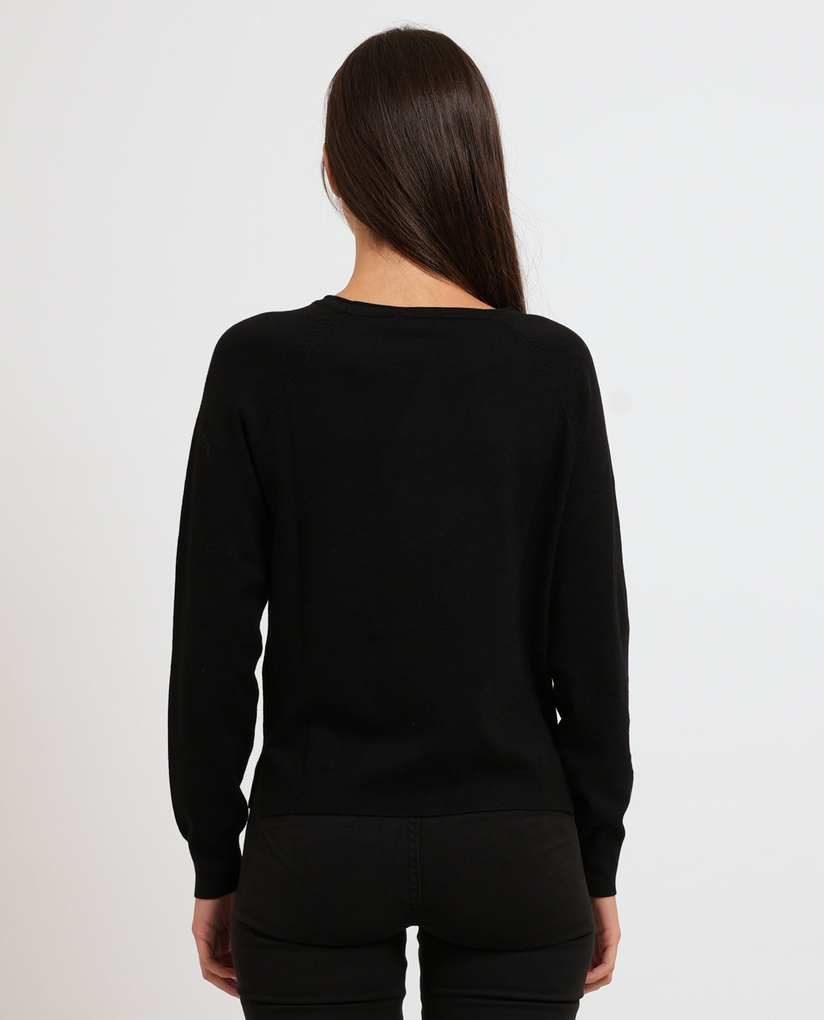 Maglione girocollo Gaudi donna con catenina logata 