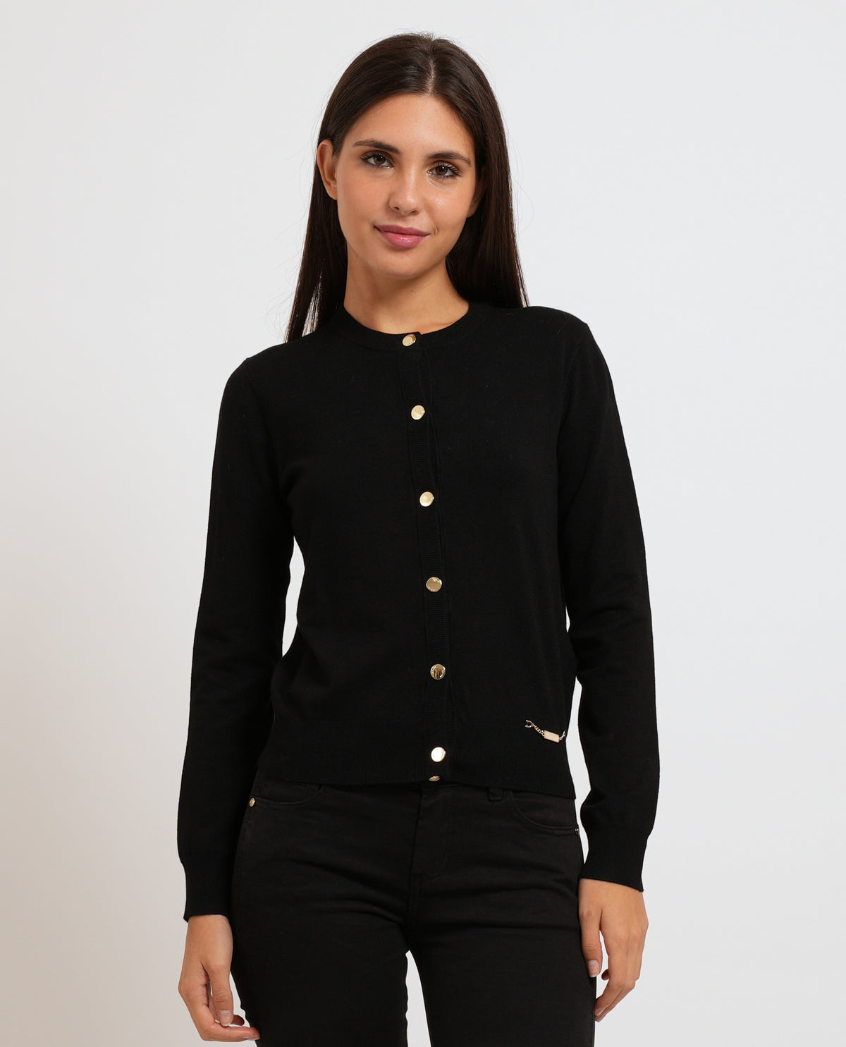 Cardigan donna Gaudi con bottoni dorati 