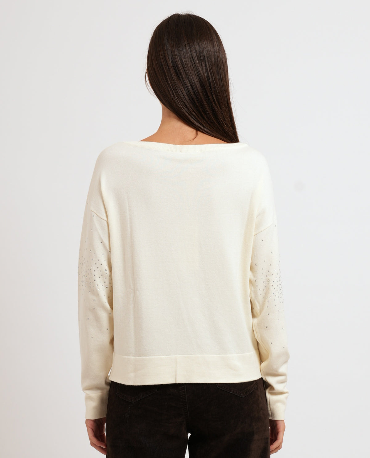 Maglione donna Gaudi con strass 