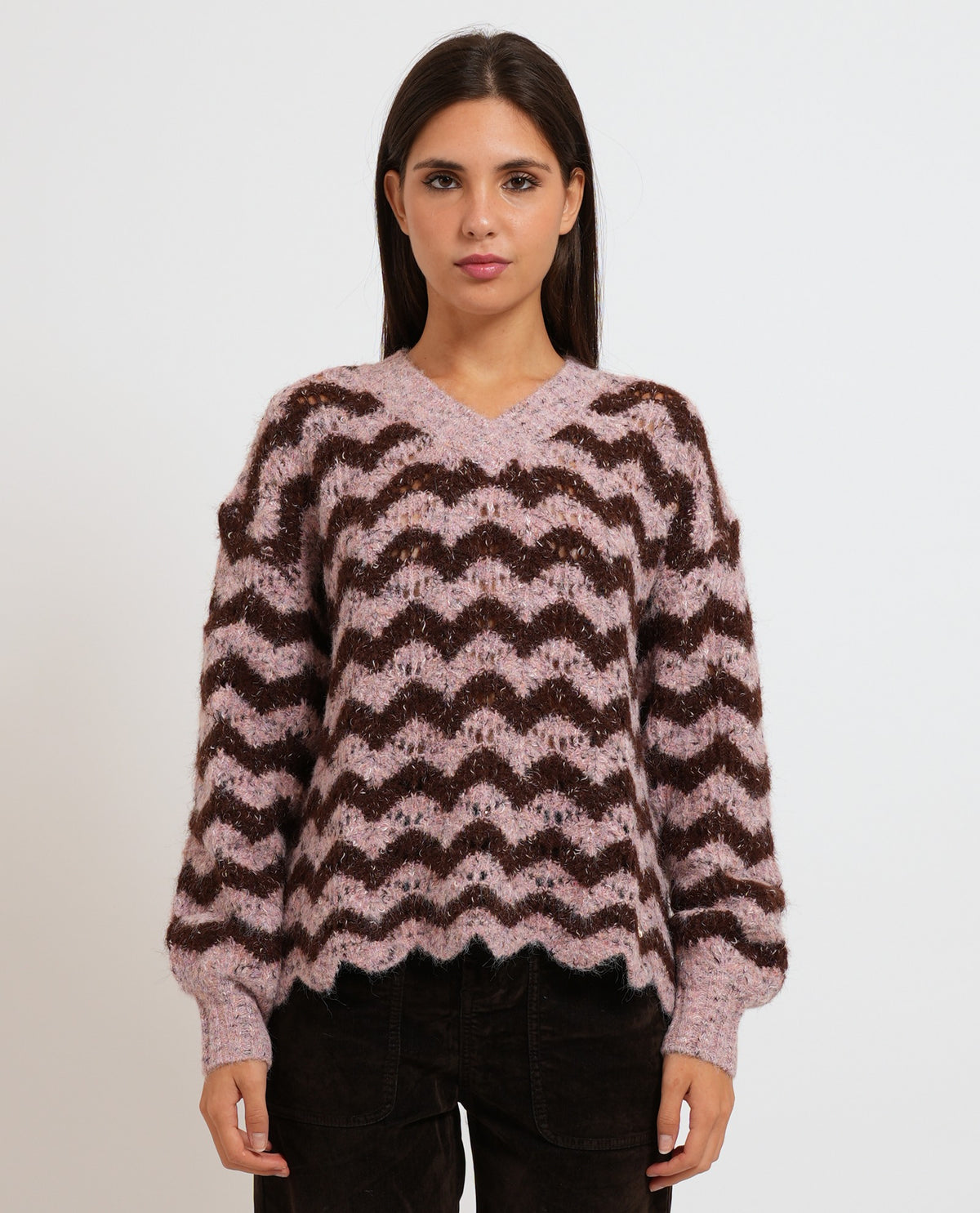 Maglione Gaudi donna effetto see-through 
