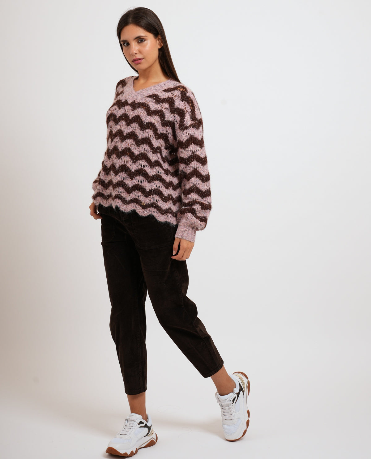Maglione Gaudi donna effetto see-through 